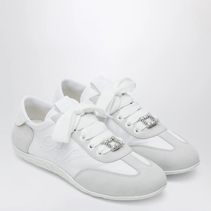 ROGER VIVIER - Viv Low sneakers in white suede