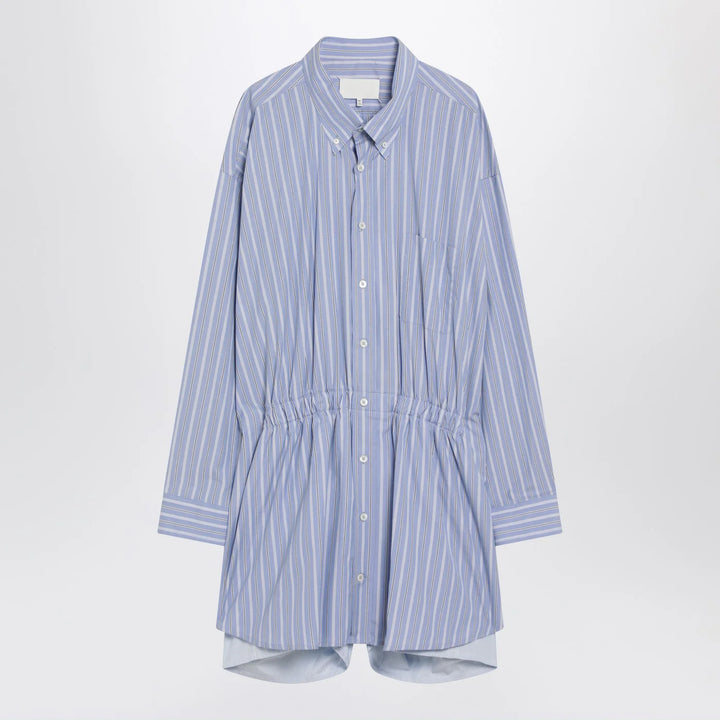 Maison Margiela - Light blue striped shirtdress