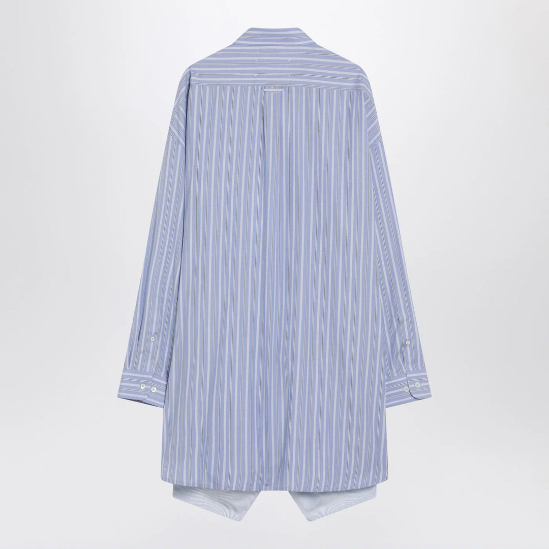 Maison Margiela - Light blue striped shirtdress