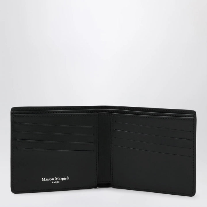 Maison Margiela - Black bi-fold leather wallet