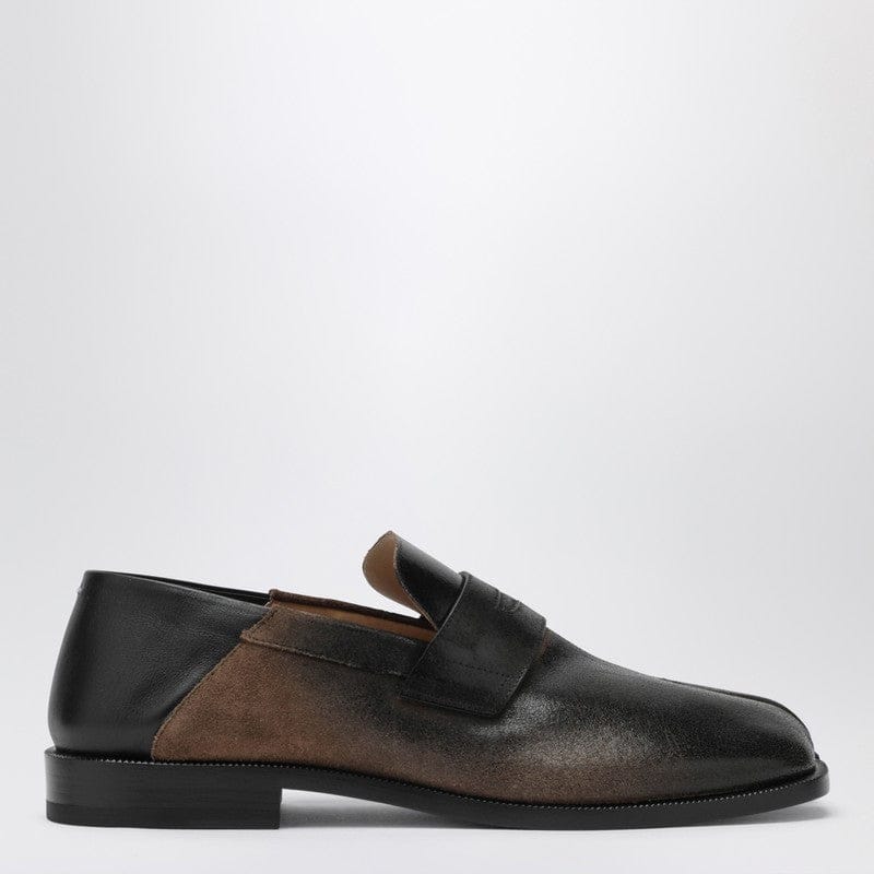 Shoes Maison Margiela - Tabi City loafers in suede with laminated treatment - 43 IT Brand