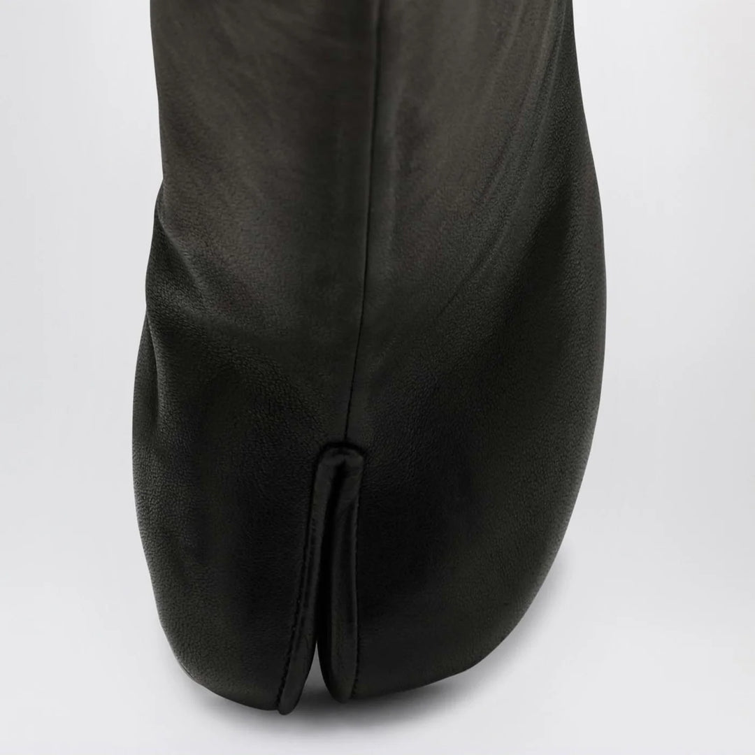 Maison Margiela - Black leather Tabi ankle boots
