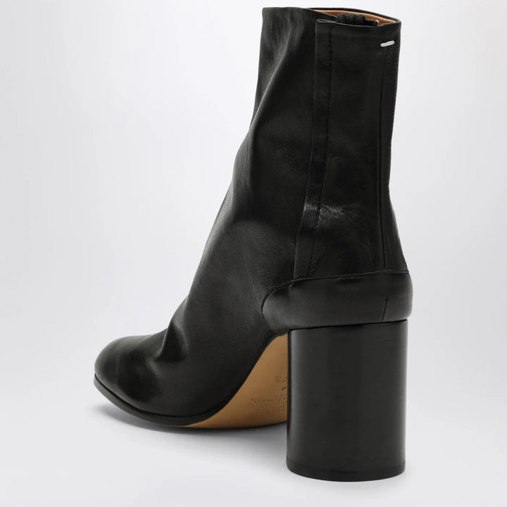 Maison Margiela - Black leather Tabi ankle boots