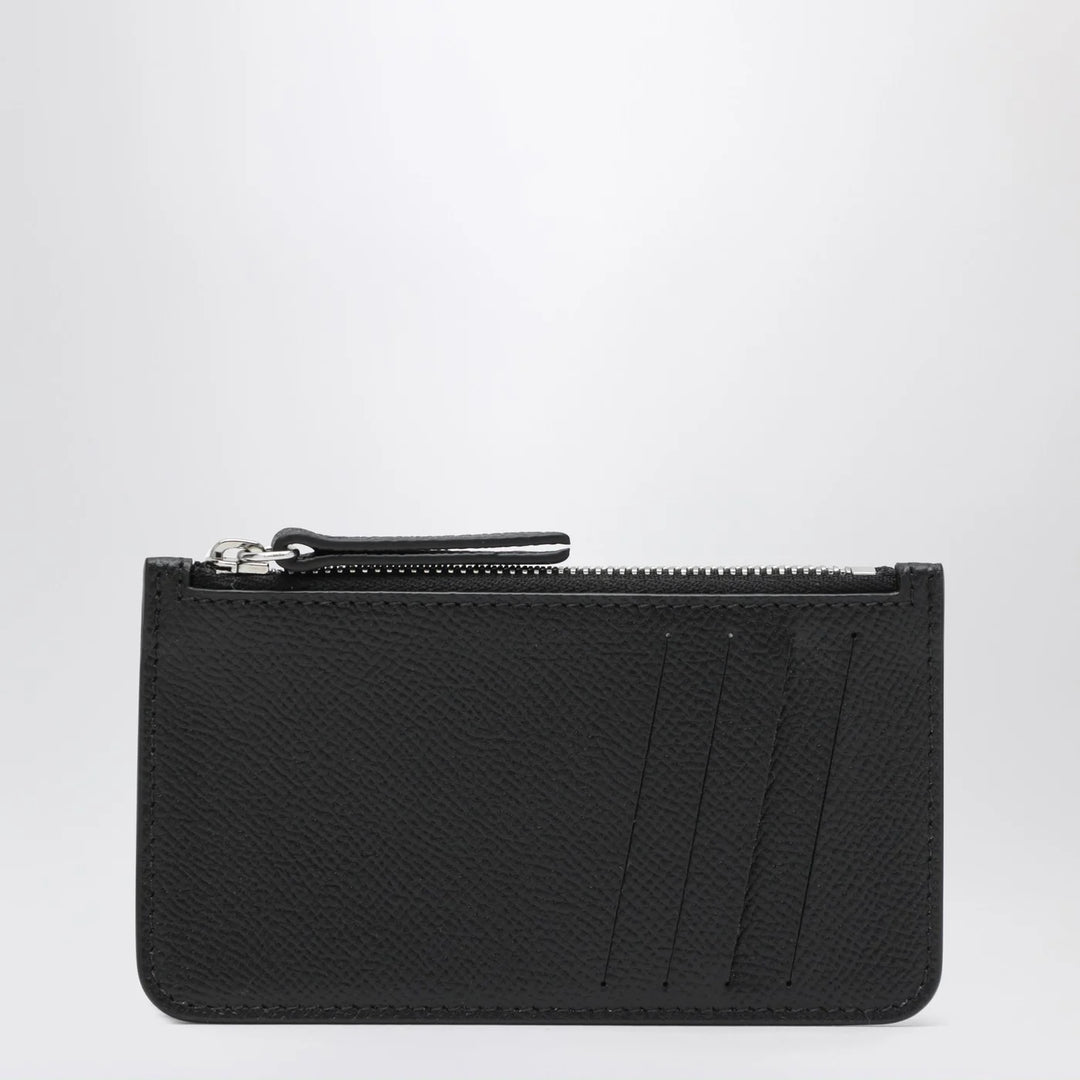 Maison Margiela - Black Four Stitches zippered card holder