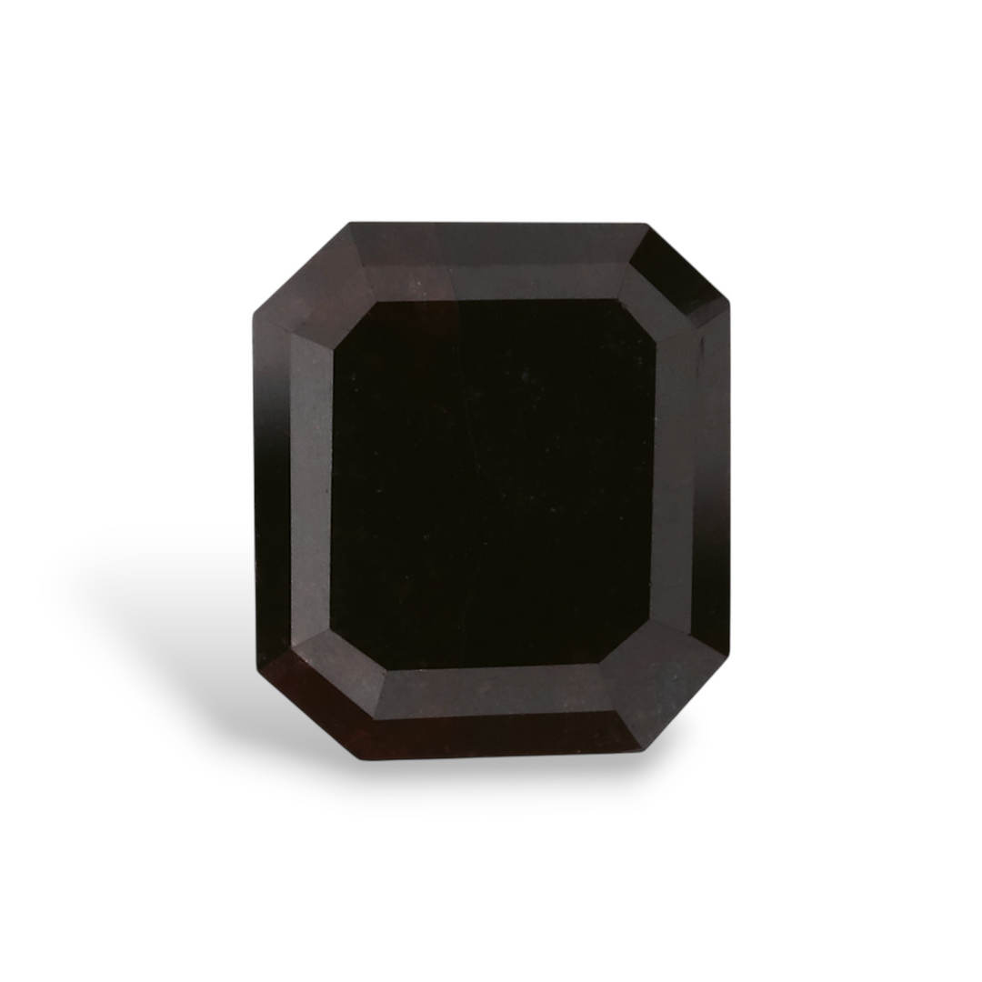 1.65 Carat Natural Black Emerald Diamond GIA