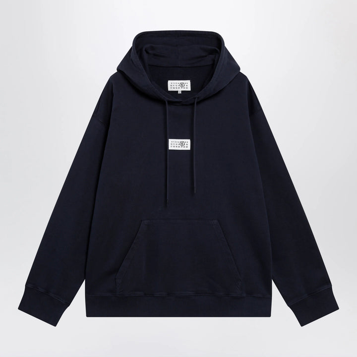 MM6 Maison Margiela - Navy blue cotton hoodie
