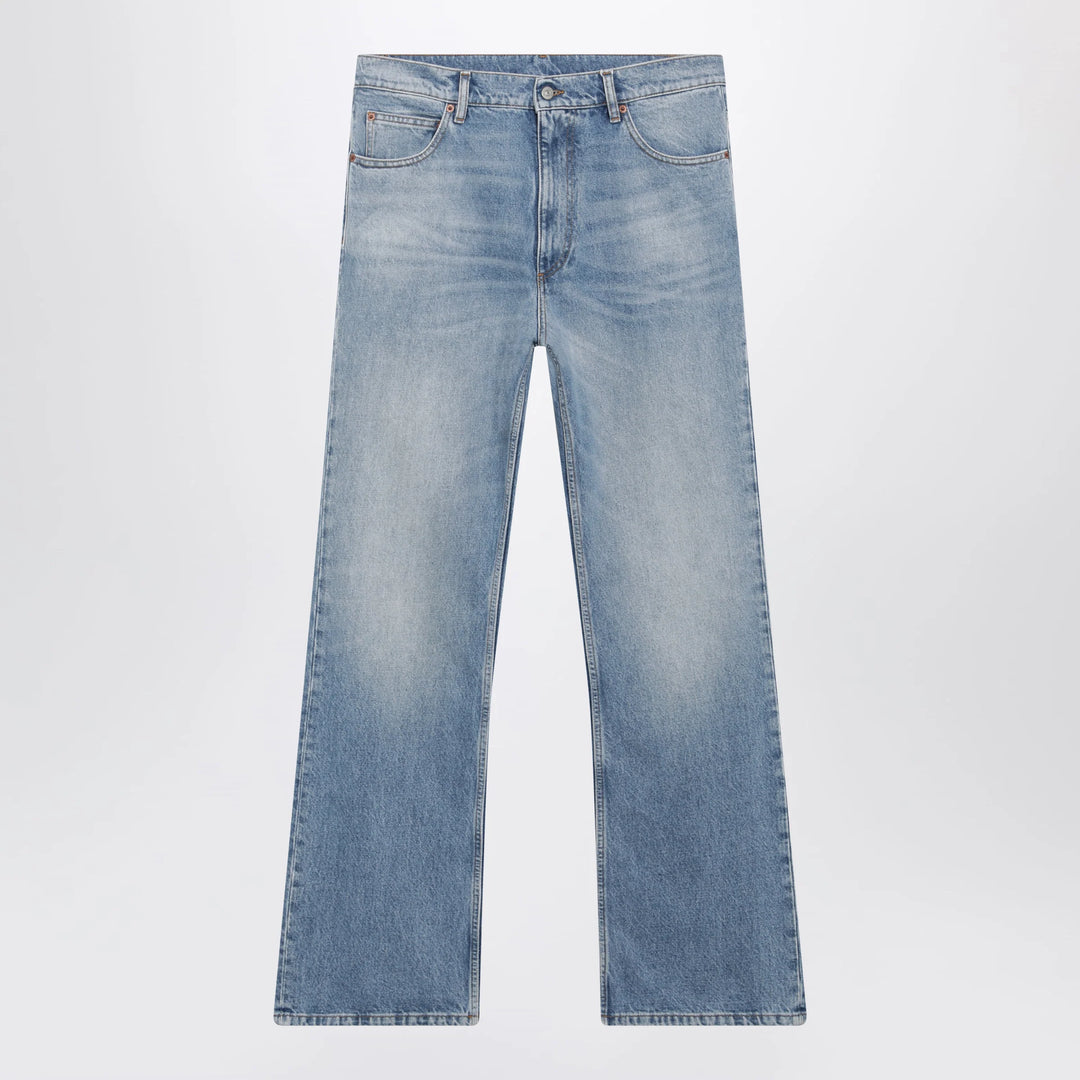 MM6 Maison Margiela - Bootcut jeans in light washed denim, blue