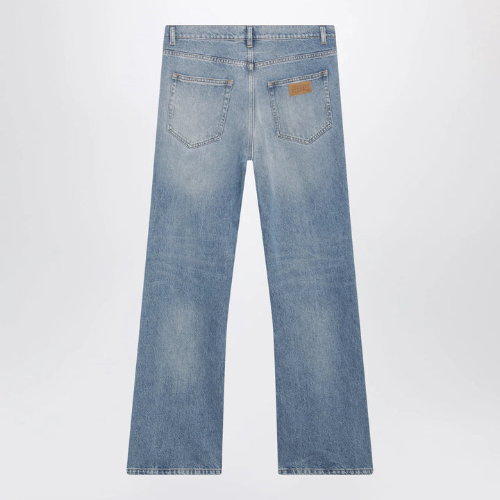 MM6 Maison Margiela - Bootcut jeans in light washed denim, blue