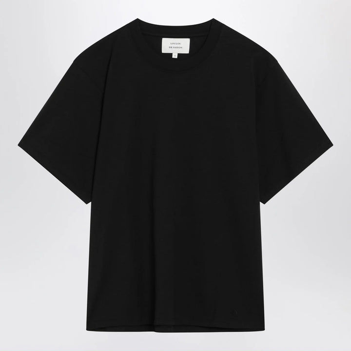 LouLou De Saison - Black cotton crew neck T-shirt