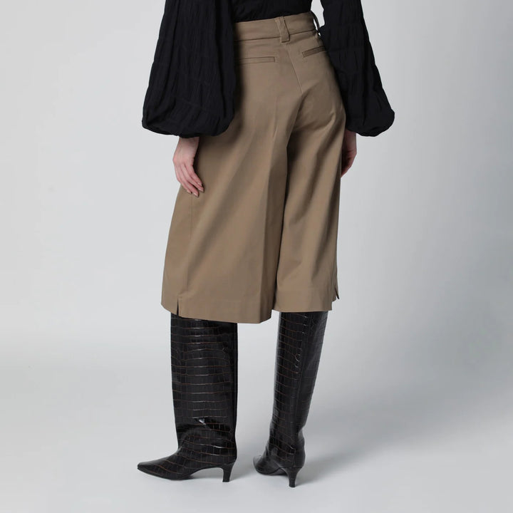 TheLatest - Cognac cotton Dakota bermuda shorts