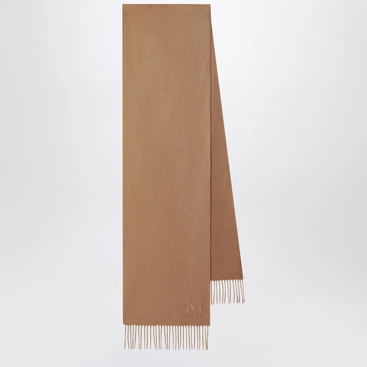 Max Mara - Camel-colored cashmere scarf