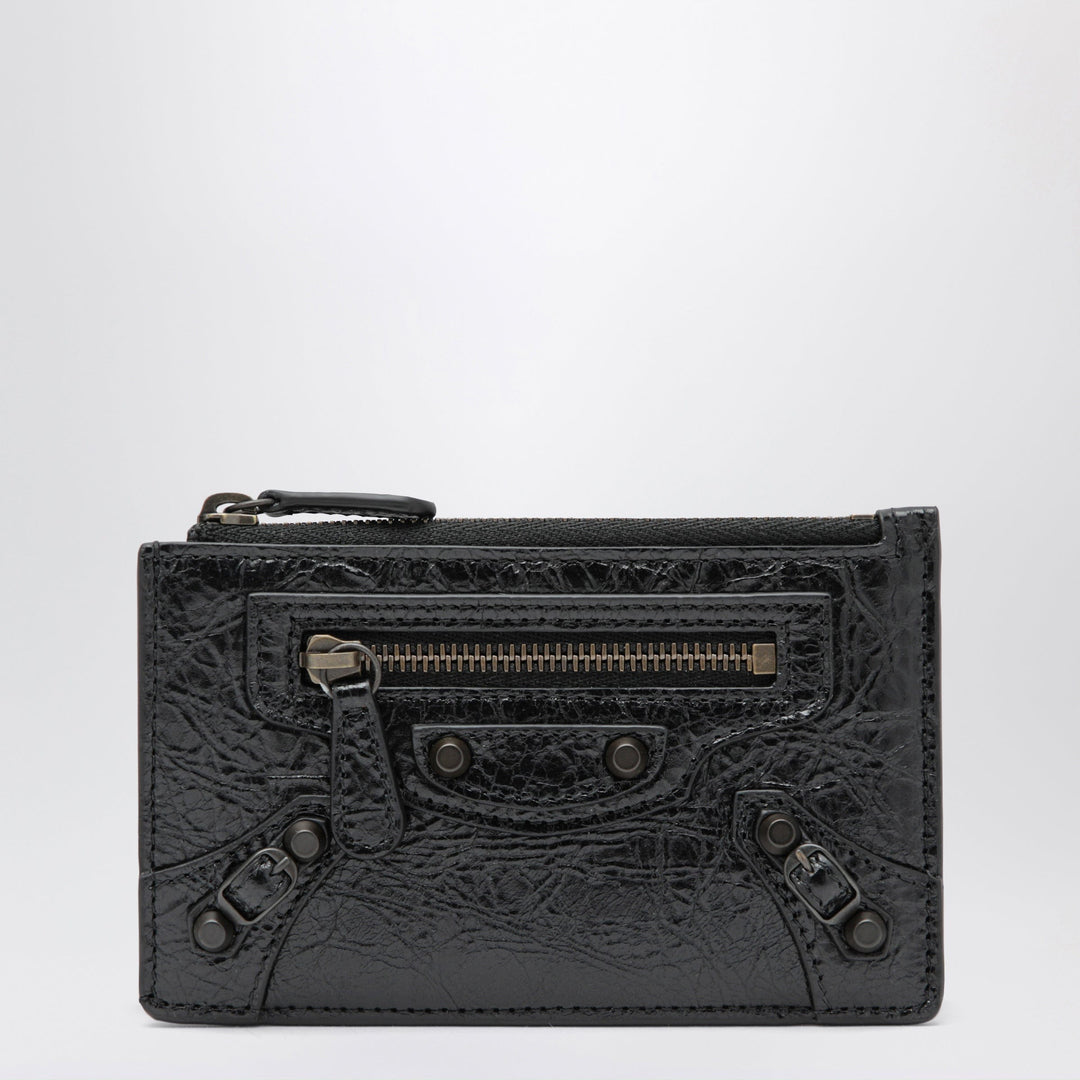 Apparel &amp; Accessories TU Balenciaga - Black Le City cardholder with coin pocket Brand