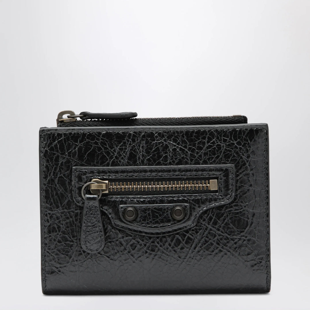 Balenciaga - Le City bi-fold lambskin wallet in black Brand Apparel &amp; Accessories TU