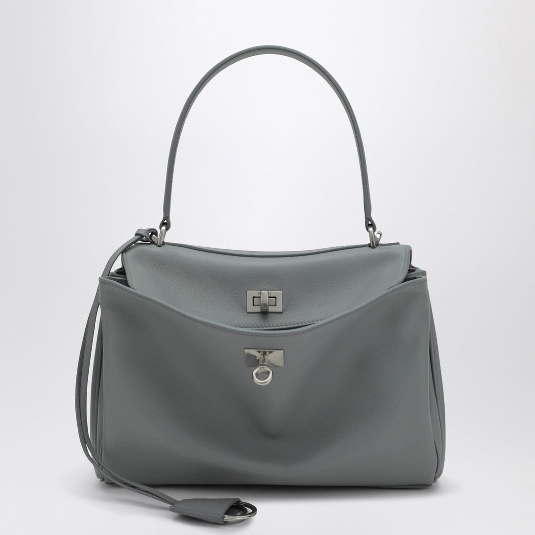 Apparel &amp; Accessories TU Balenciaga - Small Rodeo bag in smooth grey calfskin Brand
