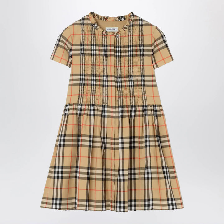 Burberry - Check Cotton Dress Brand Apparel &amp; Accessories 4Y