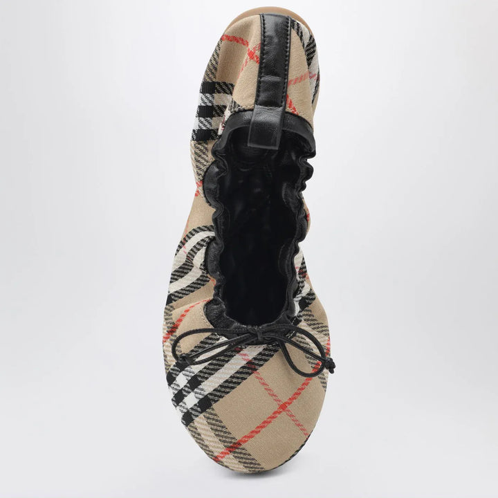 Burberry - Fawn Check ballet flats beige Brand Apparel &amp; Accessories