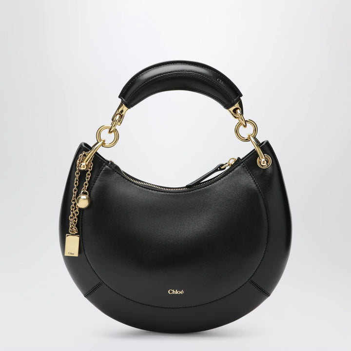 Chloé - Black leather Marcie shoulder bag Brand Apparel &amp; Accessories TU