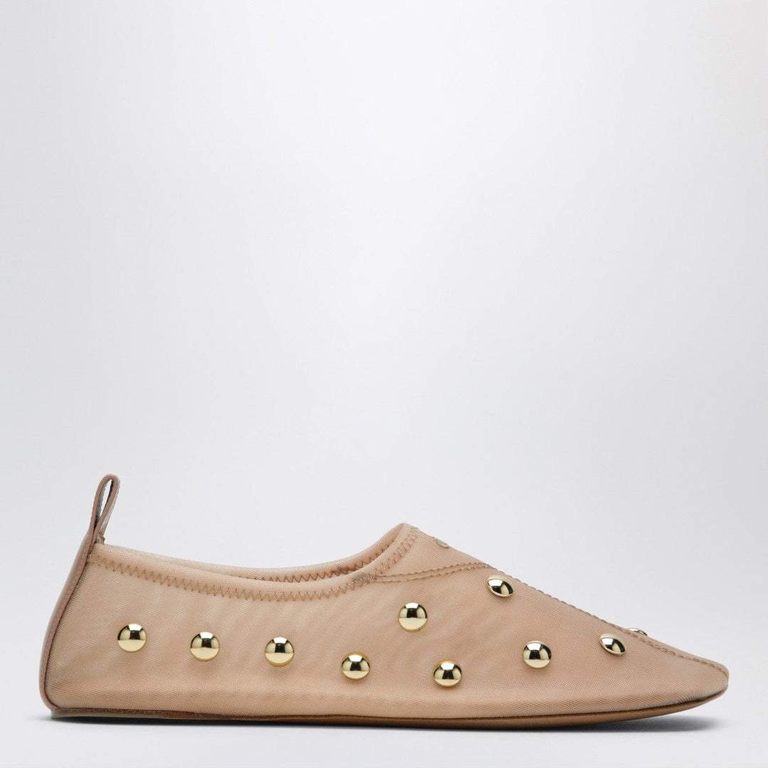 Apparel &amp; Accessories Chloé - Rita Blushy Beige ballet flats in transparent mesh Brand