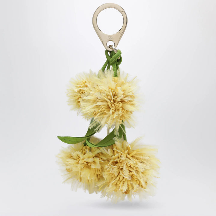Christian Louboutin - Leather bag charm in the shape of a mimosa Brand Apparel &amp; Accessories U
