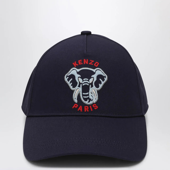KENZO - Navy blue baseball cap with logo Brand Apparel &amp; Accessories > Clothing Accessories > Hats 50 EU
