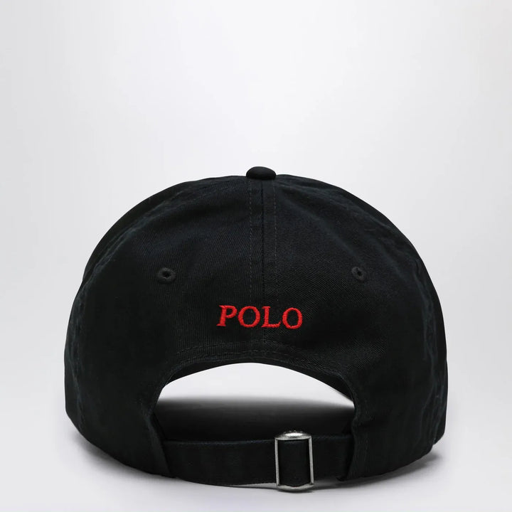 Polo Ralph Lauren - Black baseball cap with logo Brand Apparel &amp; Accessories > Clothing Accessories > Hats TU
