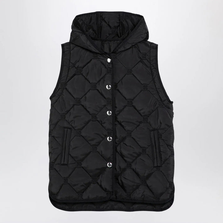 Givenchy - Black quilted parka with removable sleeves Brand Apparel &amp; Accessories > Clothing > Outerwear > Coats &amp; Jackets 10Y