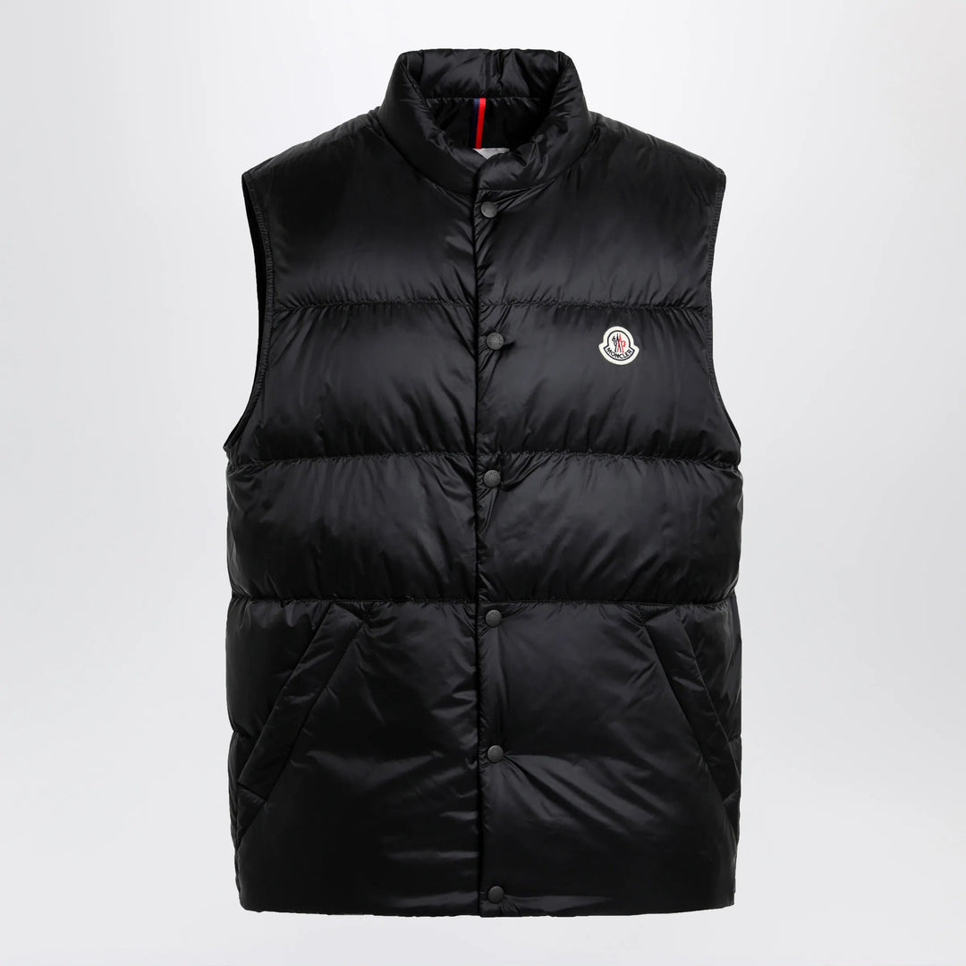 Moncler - Verith short down jacket in blue Brand Apparel &amp; Accessories > Clothing > Outerwear > Coats &amp; Jackets