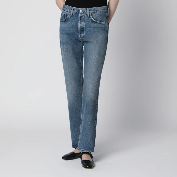 AGOLDE - Lana straight-leg jeans in indigo denim Brand Apparel &amp; Accessories > Clothing > Pants