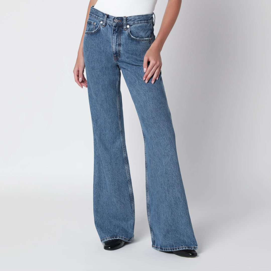 ANINE BING - Wyatt flared jeans in Freshwater Blue wash Brand Apparel & Accessories > Clothing > Pants 25