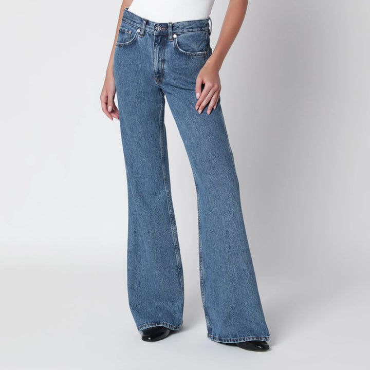 ANINE BING - Wyatt flared jeans in Freshwater Blue wash Brand Apparel &amp; Accessories > Clothing > Pants 25