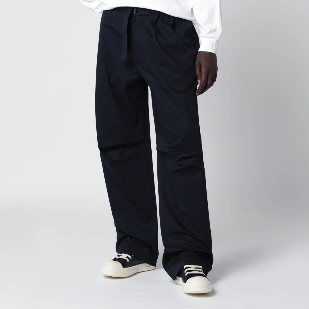 DARKPARK - Jordan relaxed fit navy blue trousers Brand Apparel & Accessories > Clothing > Pants 48 IT