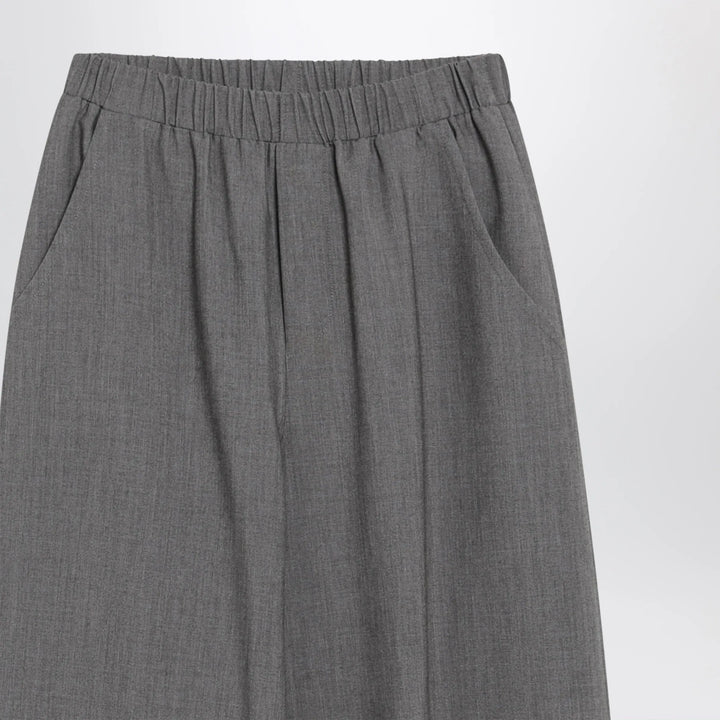 Douuod - Oversized grey Chrysanthemum trousers Brand Apparel &amp; Accessories > Clothing > Pants 12