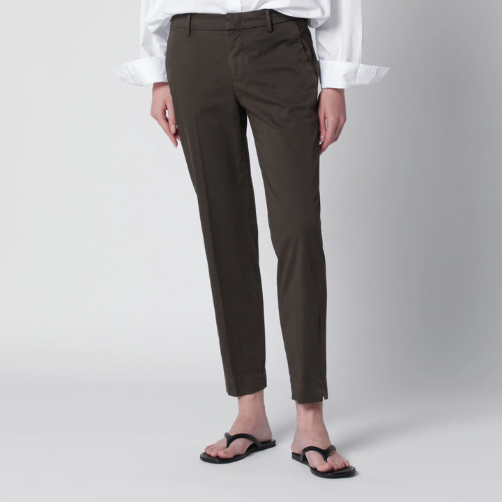 PT Torino - Brown cotton trousers Brand Apparel &amp; Accessories > Clothing > Pants 40  IT