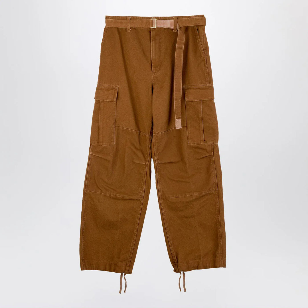 Sacai x Carhartt WIP - Beige cotton cargo trousers Brand Apparel &amp; Accessories > Clothing > Pants 3