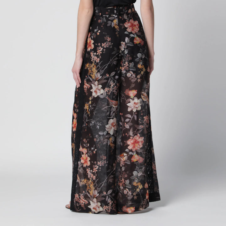 ZIMMERMANN - Black Carousel trousers Brand Apparel &amp; Accessories > Clothing > Pants 2