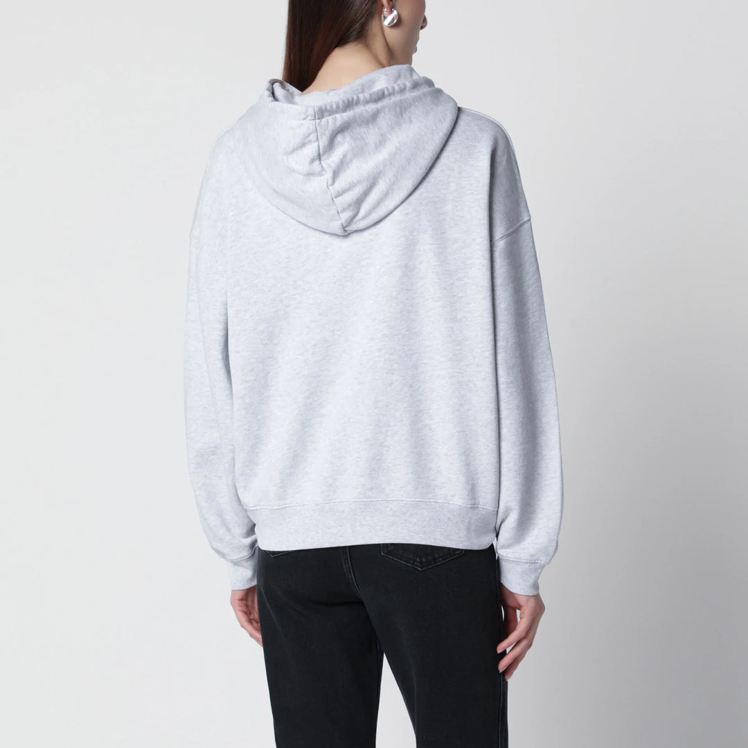 ANINE BING - Harvey New Classic oversized cotton hoodie in grey Brand Apparel &amp; Accessories > Clothing > Shirts &amp; Tops