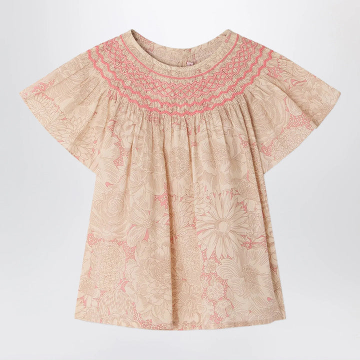 Bonpoint - Adelice pink blouse in Liberty fabric Brand Apparel &amp; Accessories > Clothing > Shirts &amp; Tops 4