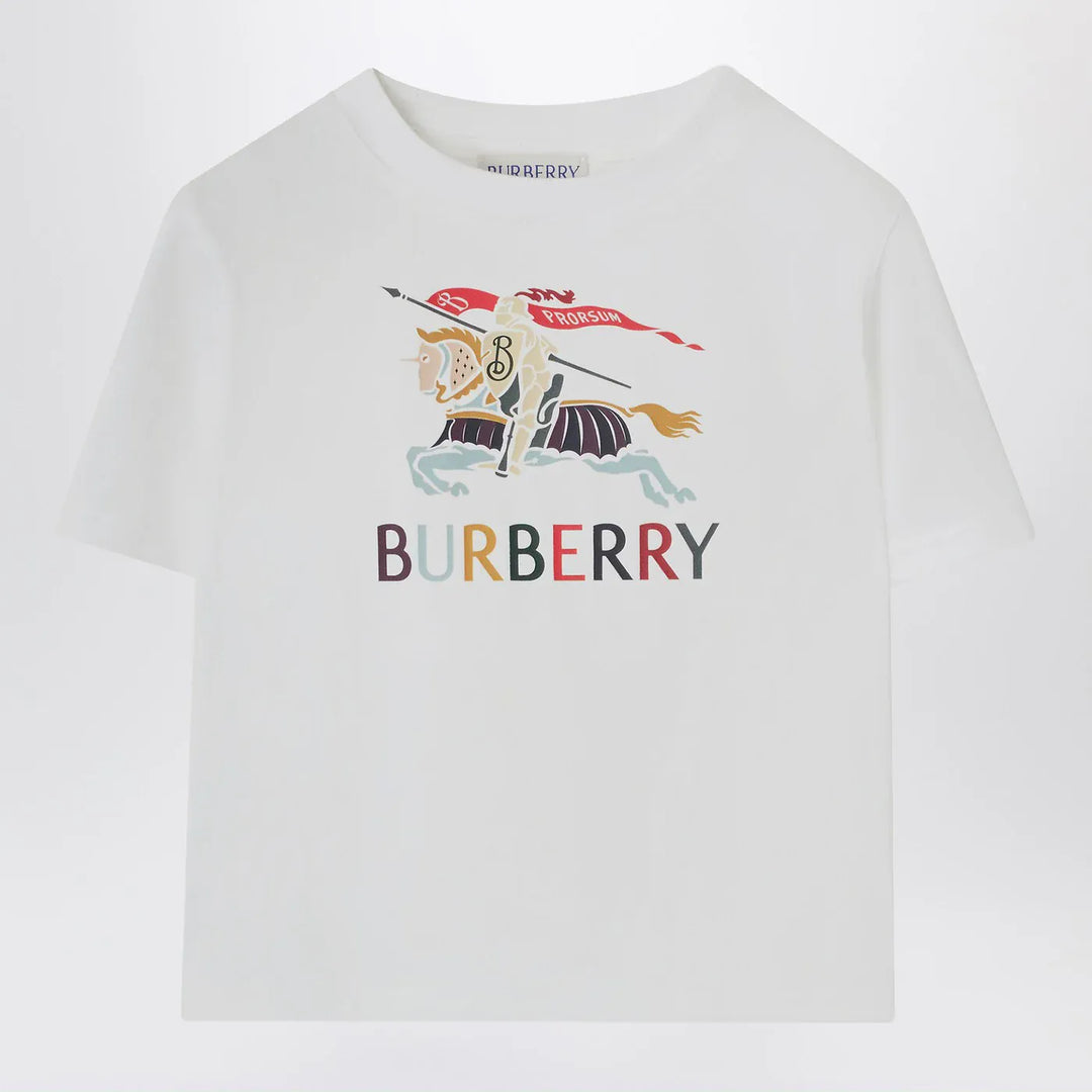 Burberry - White cotton T-shirt with EKD Brand Apparel &amp; Accessories > Clothing > Shirts &amp; Tops 18