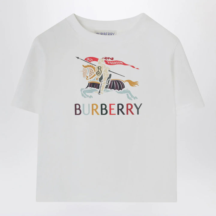 Burberry - White cotton T-shirt with EKD Brand Apparel &amp; Accessories > Clothing > Shirts &amp; Tops 18