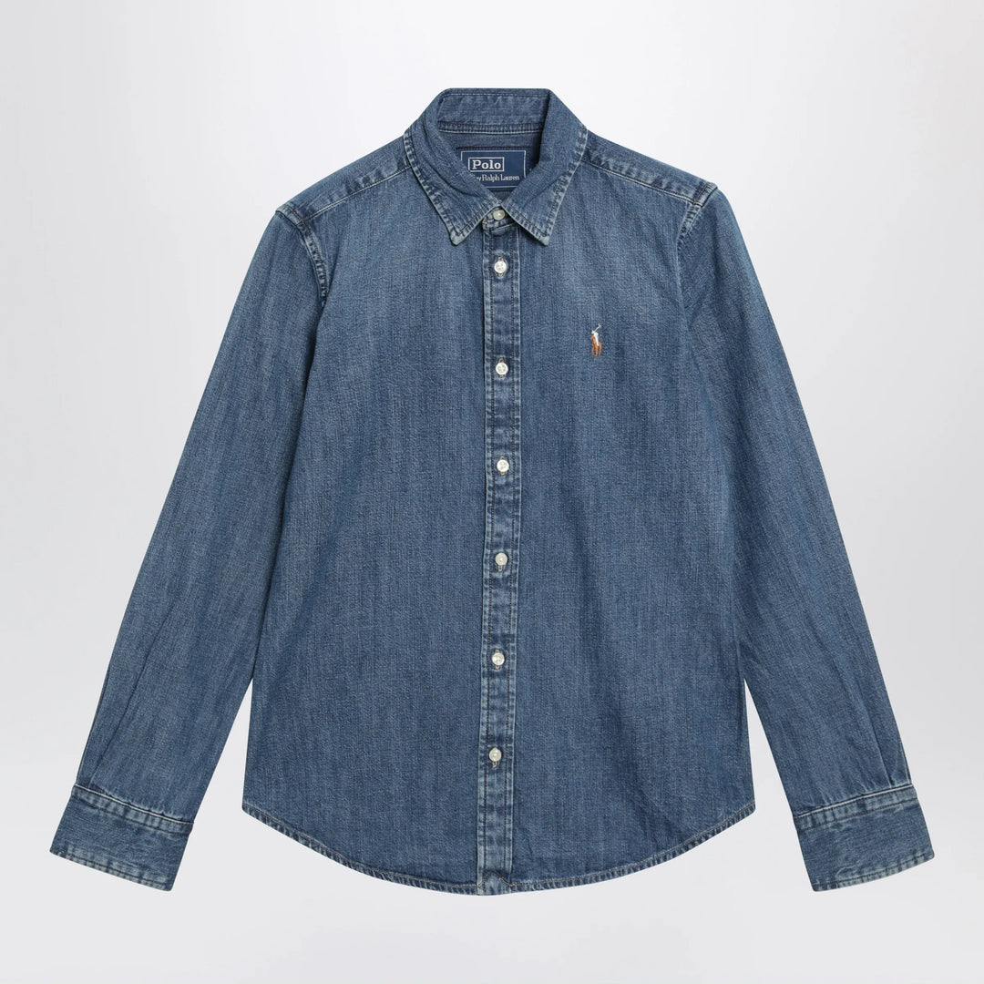 Polo Ralph Lauren - Blue denim shirt Brand Apparel & Accessories > Clothing > Shirts & Tops 4 US