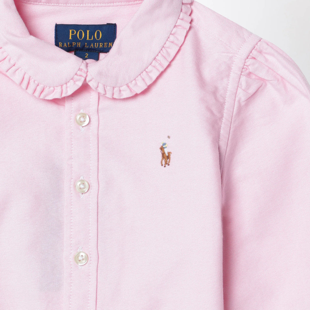 Polo Ralph Lauren - Pink shirt with ruffles Brand Apparel &amp; Accessories > Clothing > Shirts &amp; Tops