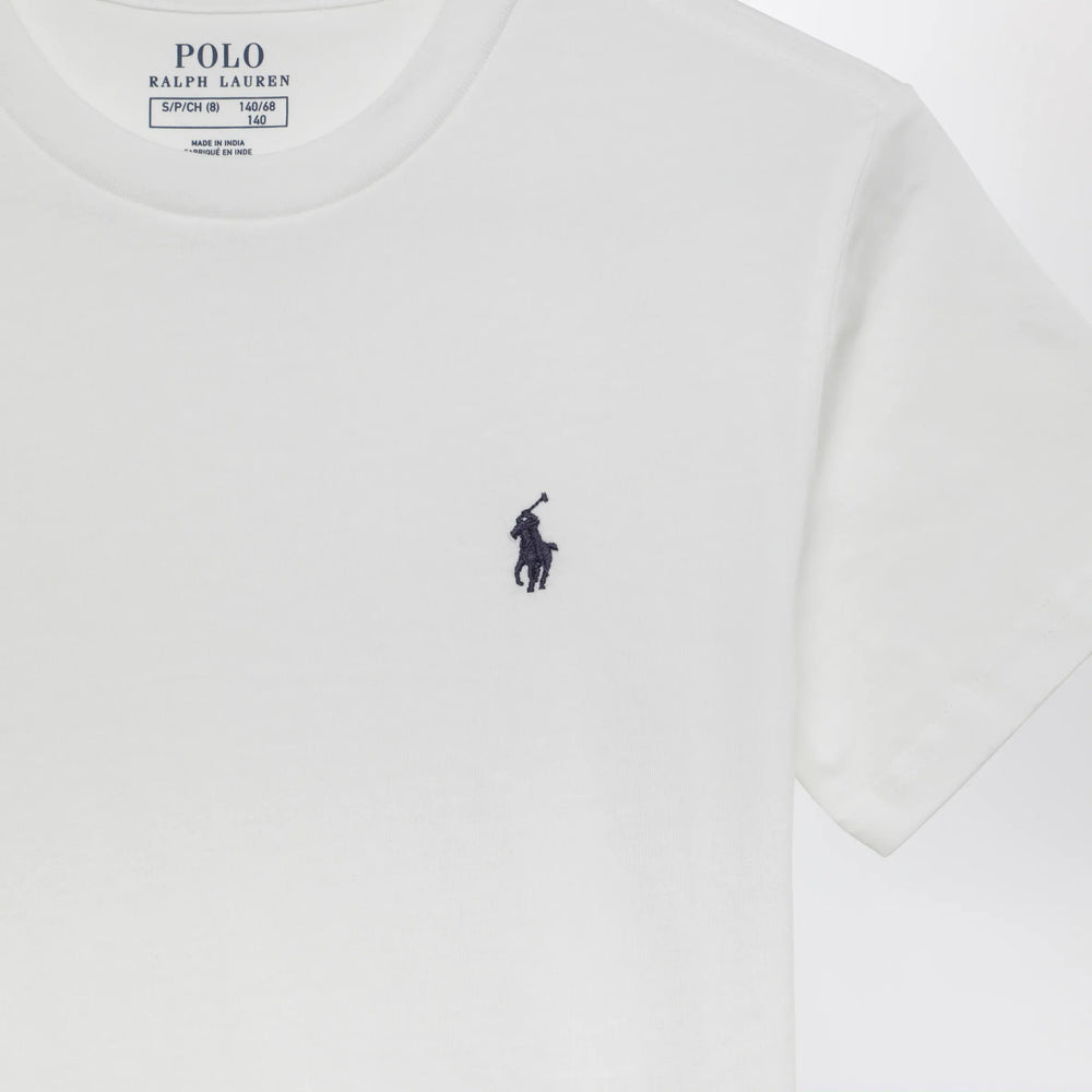Polo Ralph Lauren - White cotton T-shirt Brand Apparel & Accessories > Clothing > Shirts & Tops