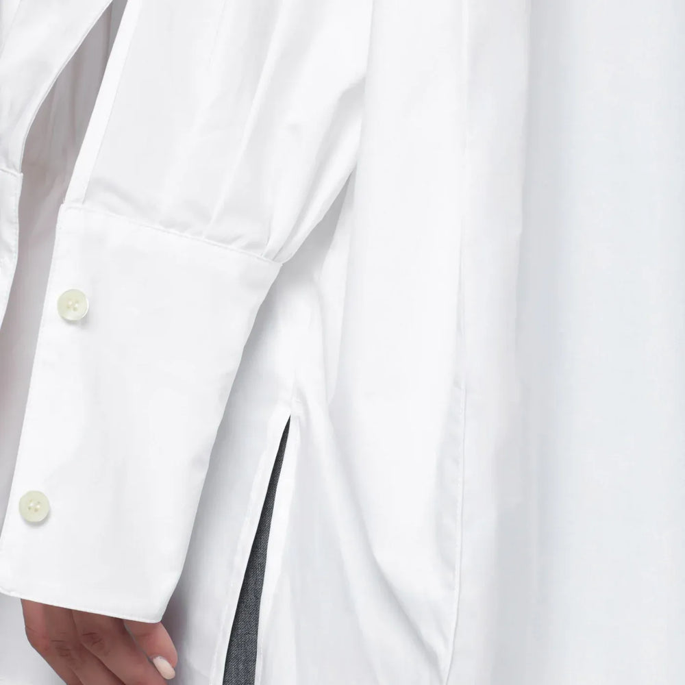 TheLatest - Oversized white cotton shirt Brand Apparel & Accessories > Clothing > Shirts & Tops XS
