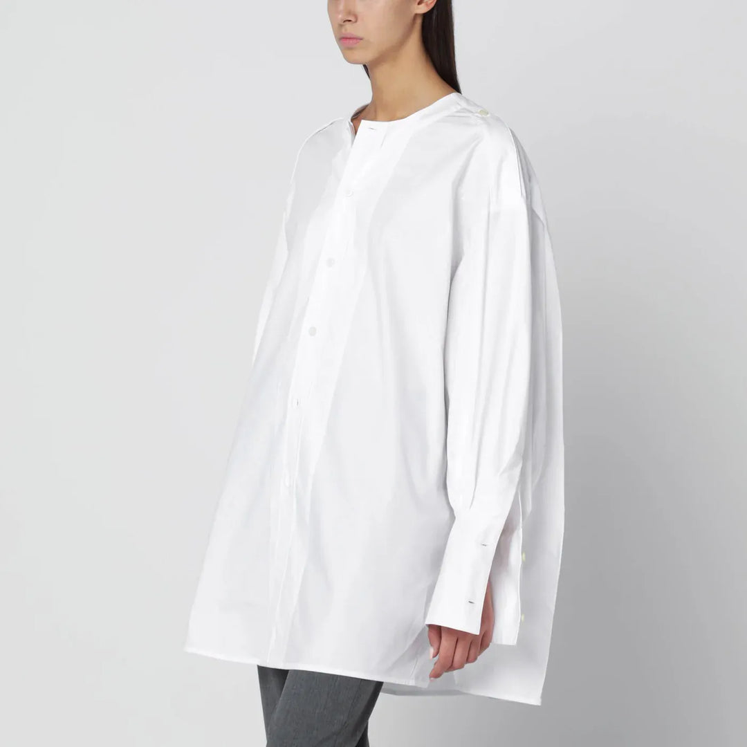 TheLatest - Oversized white cotton shirt Brand Apparel & Accessories > Clothing > Shirts & Tops XS