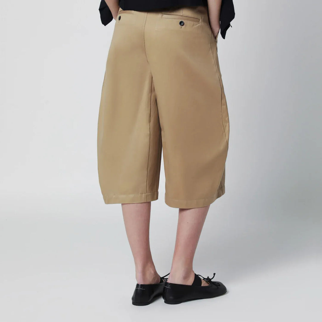 Sacai - Beige cotton chino bermuda shorts Brand Apparel &amp; Accessories > Clothing > Shorts