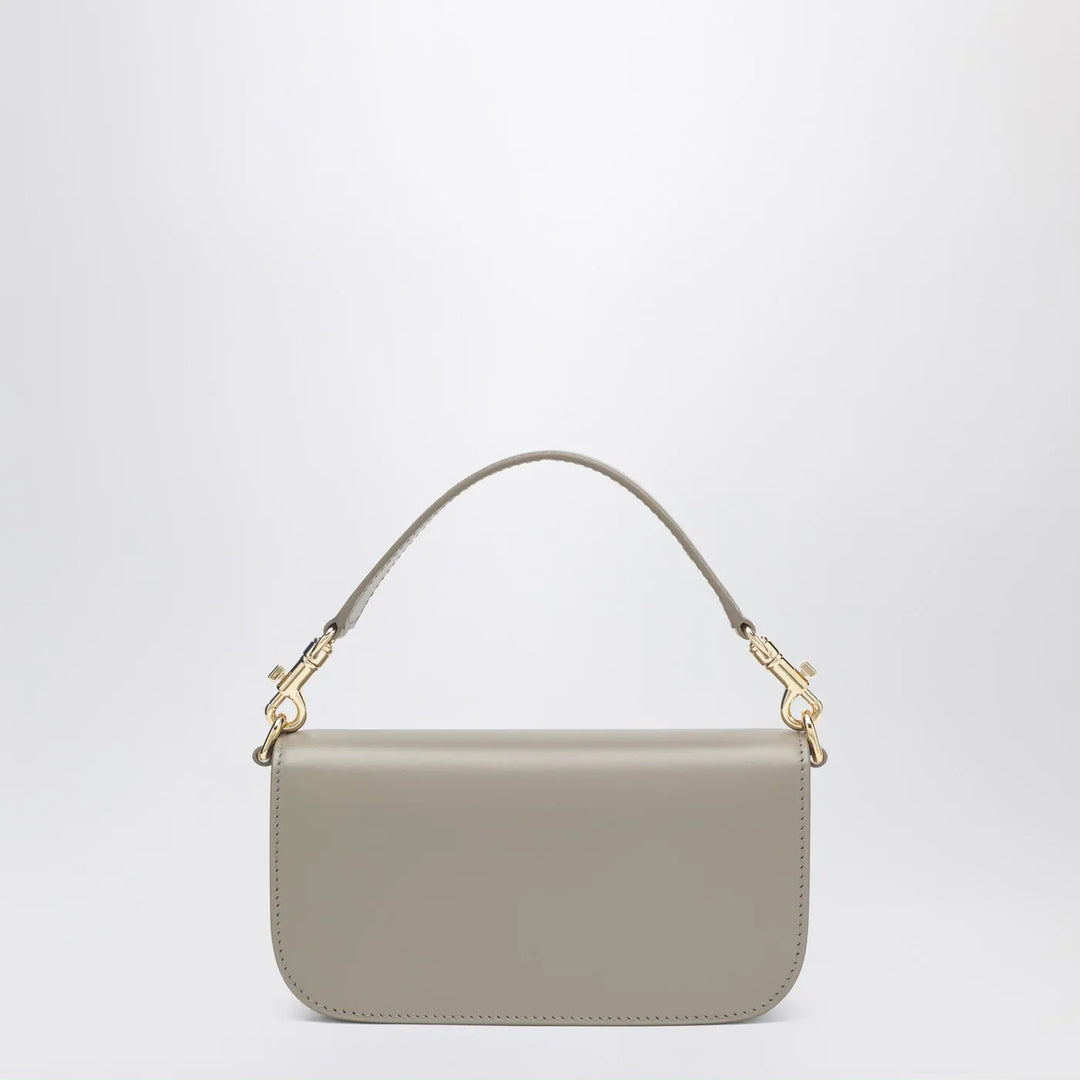 Dolce&amp;Gabbana - 3.5 leather shoulder bag in taupe Brand Apparel &amp; Accessories TU