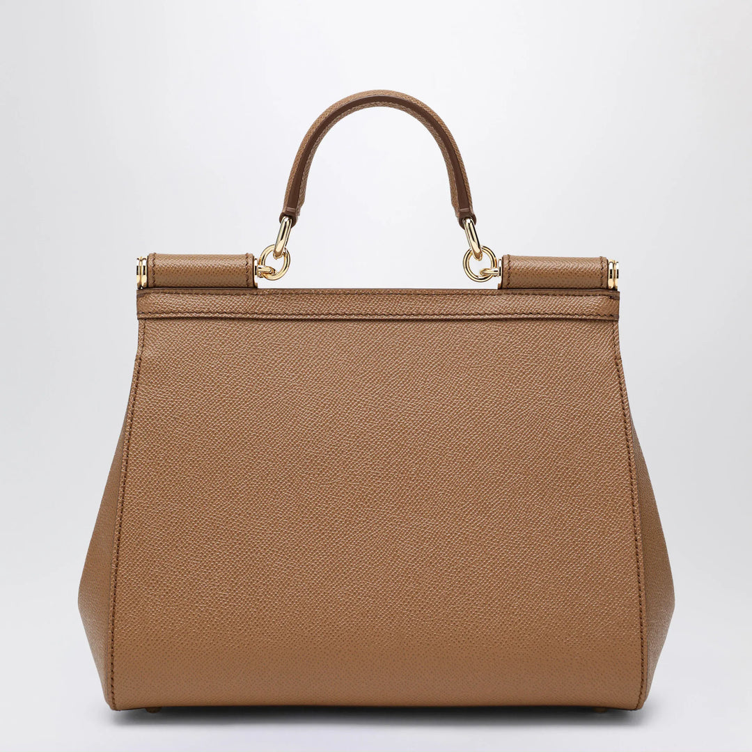 Dolce&amp;Gabbana - Large caramel Sicily Hand Bag Brand Apparel &amp; Accessories U