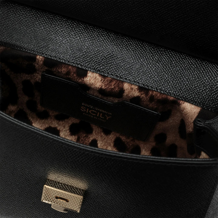 Dolce&amp;Gabbana - Medium black Sicily Hand Bag Brand Apparel &amp; Accessories U
