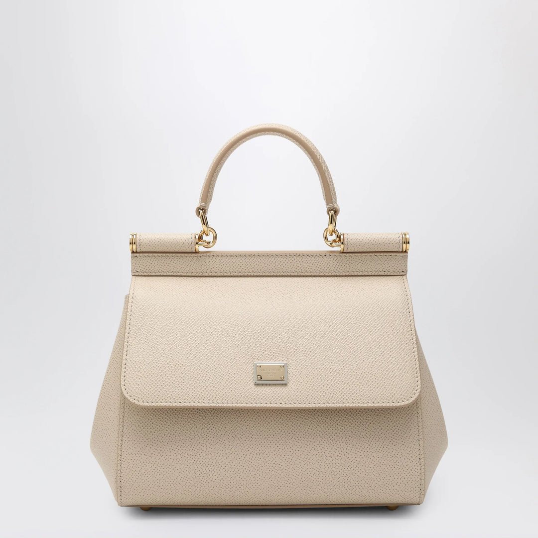 Dolce&amp;Gabbana - Medium Sicily handbag in nude pink Brand Apparel &amp; Accessories