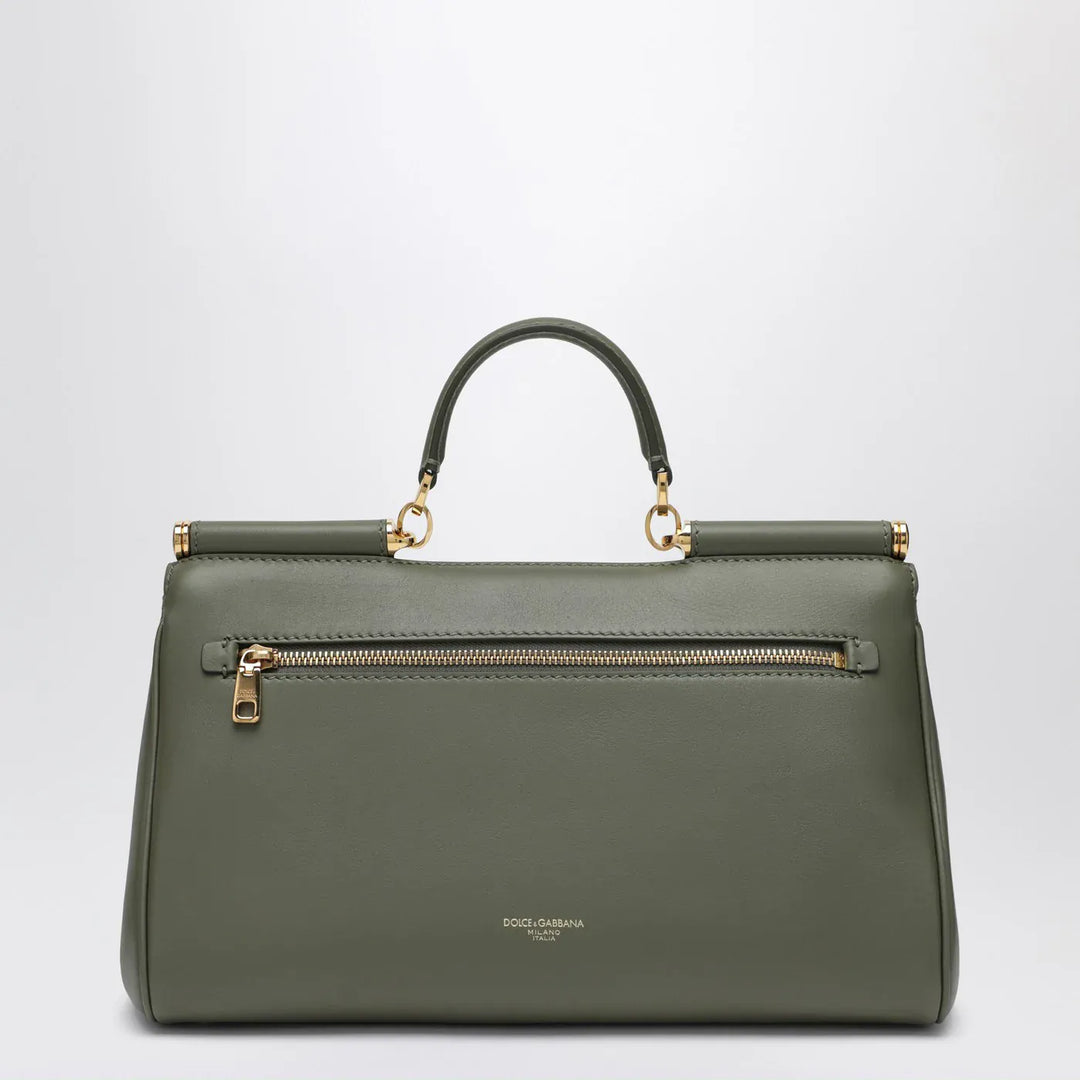 Dolce&amp;Gabbana - My Sicily handbag in military green leather Brand Apparel &amp; Accessories TU